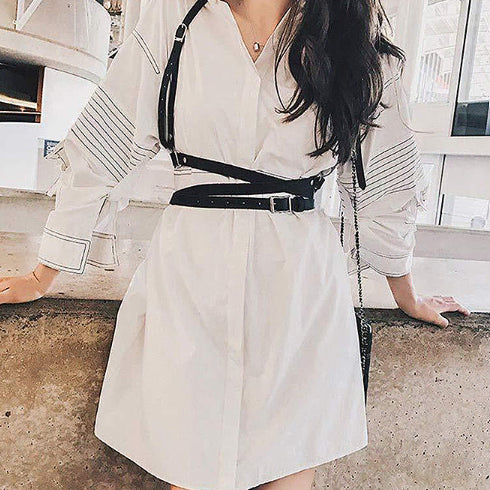 [BUNJANG] Double X Harness Body Strap Harness / 더블엑스하네스 바디스트랩 하네스 무대 섹시 포인트