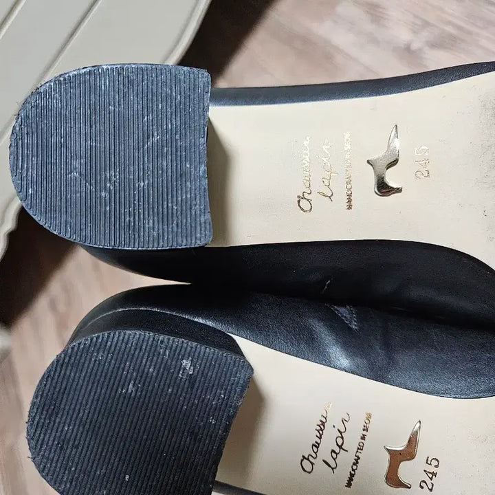 [BUNJANG] Sheschirapang Black Handmade Leather Shoes / "쇼쉬르라팡" 블랙 수제화 판매(245사이즈)