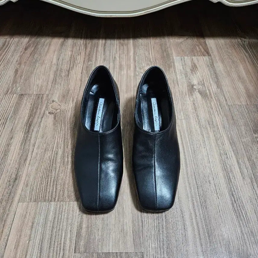 [BUNJANG] Sheschirapang Black Handmade Leather Shoes / "쇼쉬르라팡" 블랙 수제화 판매(245사이즈)