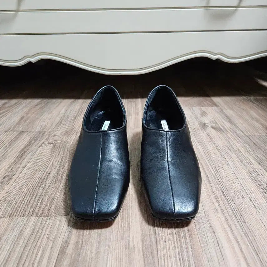 [BUNJANG] Sheschirapang Black Handmade Leather Shoes / "쇼쉬르라팡" 블랙 수제화 판매(245사이즈)