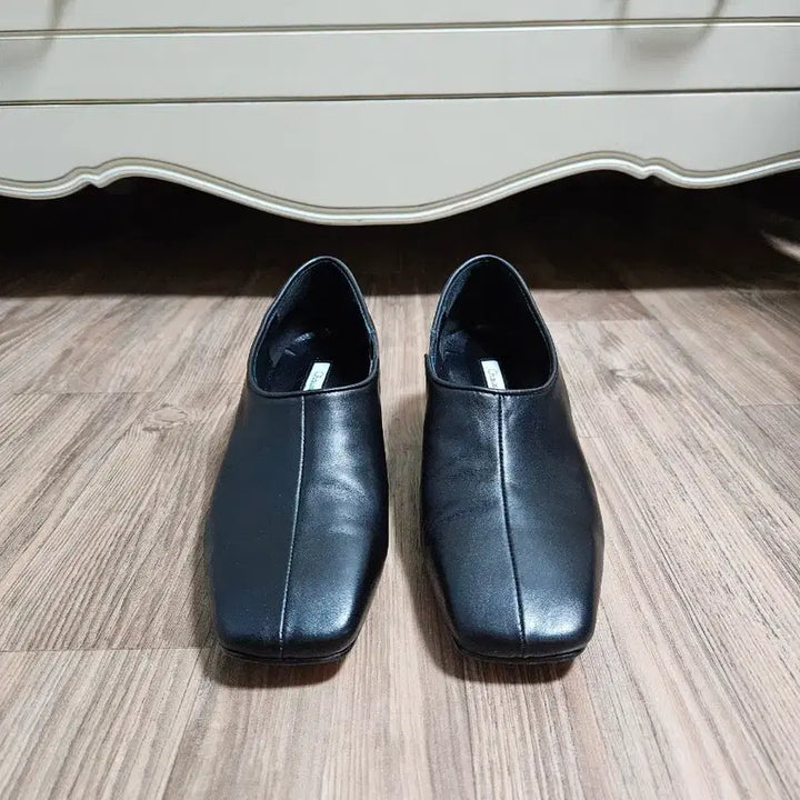 [BUNJANG] Sheschirapang Black Handmade Leather Shoes / "쇼쉬르라팡" 블랙 수제화 판매(245사이즈)
