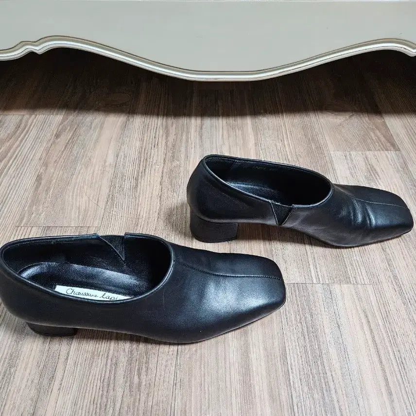 [BUNJANG] Sheschirapang Black Handmade Leather Shoes / "쇼쉬르라팡" 블랙 수제화 판매(245사이즈)