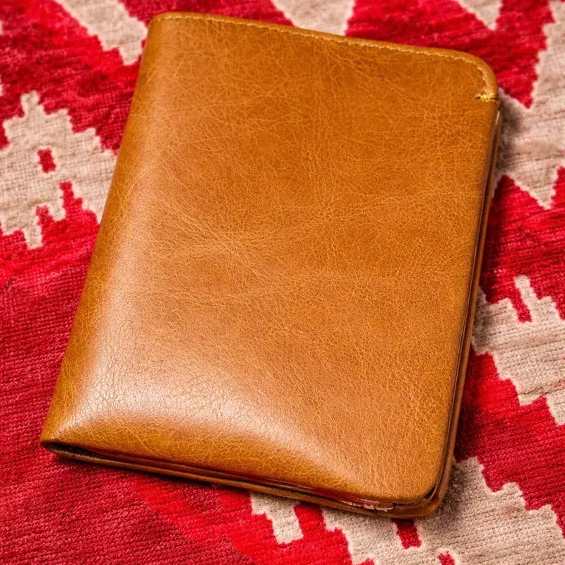 [BUNJANG] Leather Card Wallet / 소가죽 에이징 가죽지갑 카드지갑  남자지갑