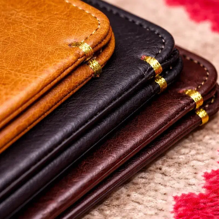 [BUNJANG] Leather Card Wallet / 소가죽 에이징 가죽지갑 카드지갑  남자지갑