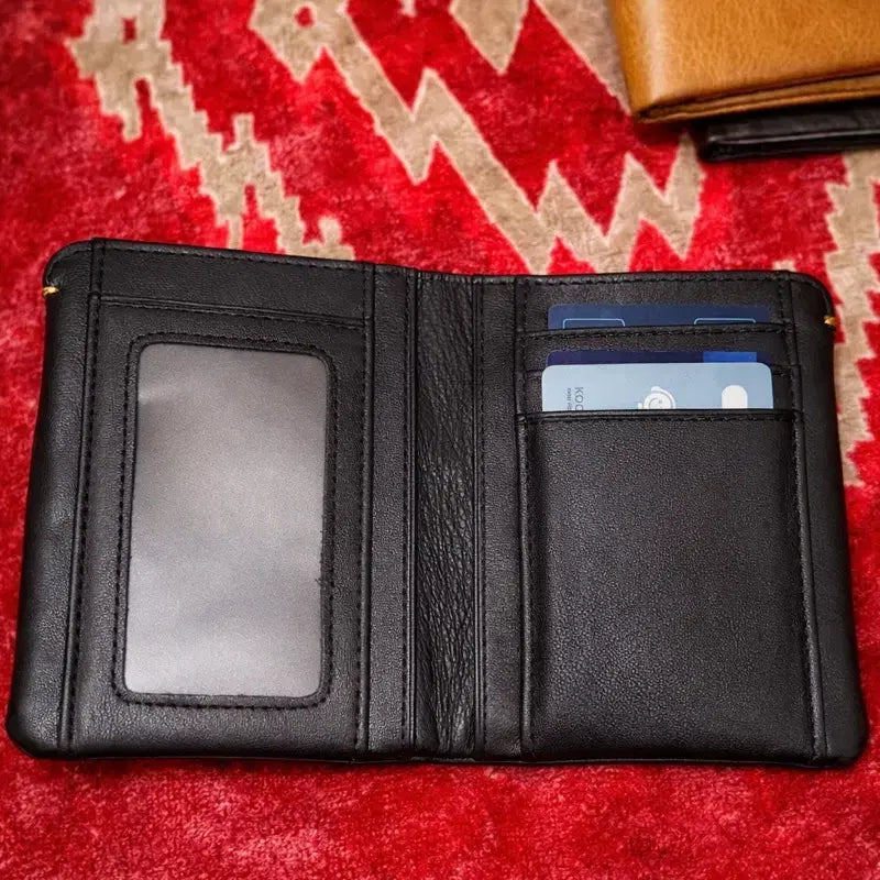 [BUNJANG] Leather Card Wallet / 소가죽 에이징 가죽지갑 카드지갑  남자지갑