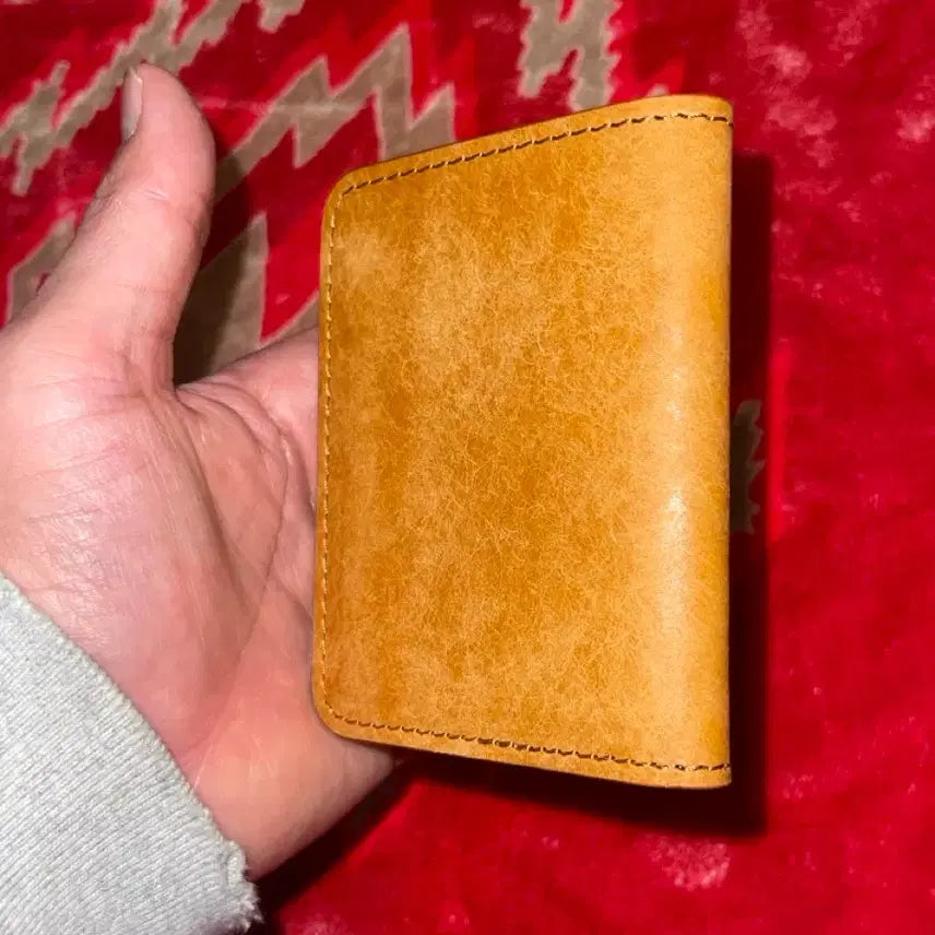 [BUNJANG] Leather Card Wallet / 소가죽 패티나 카드지갑 가죽지갑 지갑