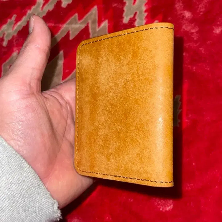 [BUNJANG] Leather Card Wallet / 소가죽 패티나 카드지갑 가죽지갑 지갑