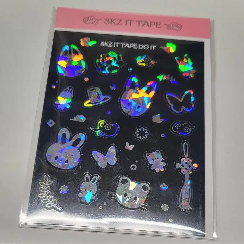 스키즈 스트레이키즈 스키주 두잇 팝업 굿즈 자개 스티커