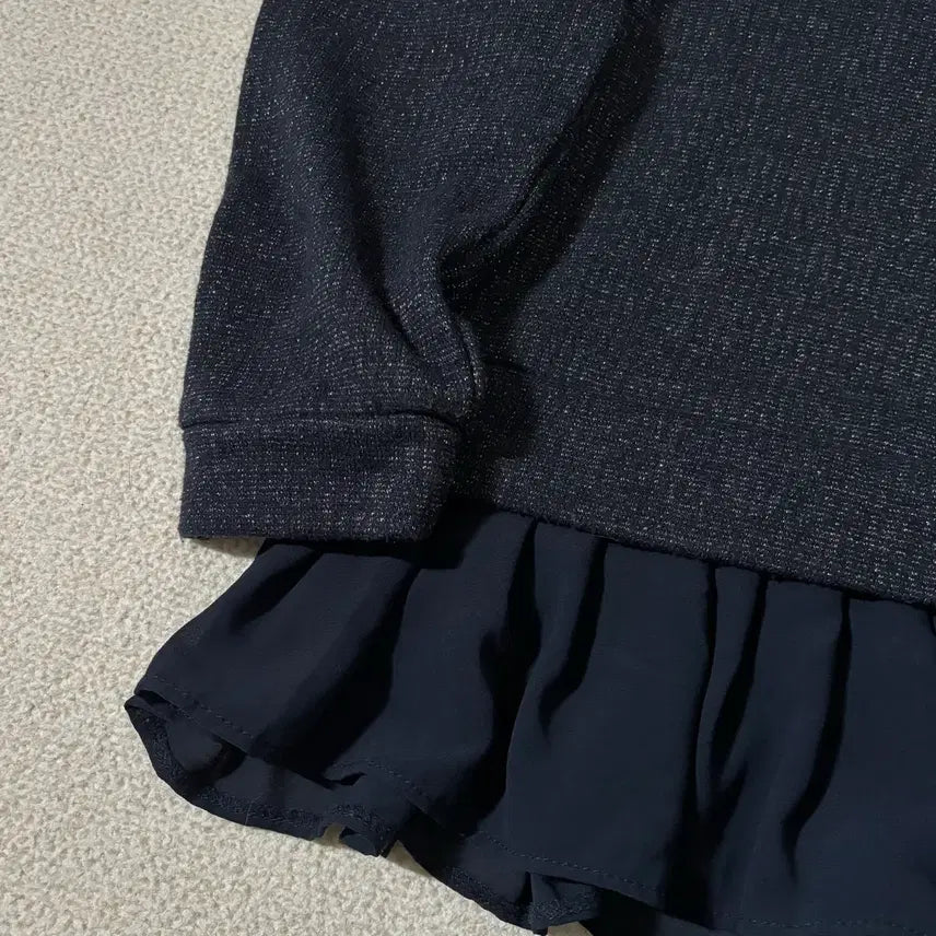 [BUNJANG] Chocol Raffine Navy Balletcore Top / 일본빈티지 chocol raffine 네이비 발레코어 탑