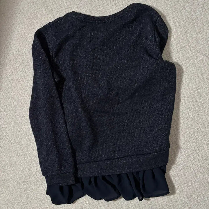 [BUNJANG] Chocol Raffine Navy Balletcore Top / 일본빈티지 chocol raffine 네이비 발레코어 탑