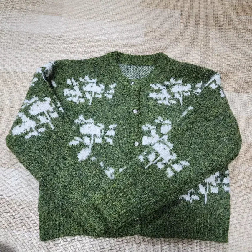 [BUNJANG] Wool Thick Nordic Knit Cardigan / 울도톰 노르딕니트가디건(새상품)