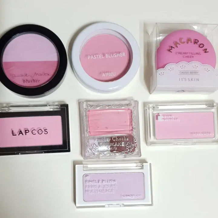 [BUNJANG] Various Brands Cool Tone Blush Bundle Set / 쿨톤 블러셔 일괄 세트 캔메이크 어퓨 미샤 더페이스샵 랩코스 잇츠스킨