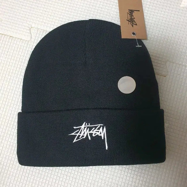 [BUNJANG] Stussy Black Beanie / 스투시 블랙 비니 새상품 택 O
