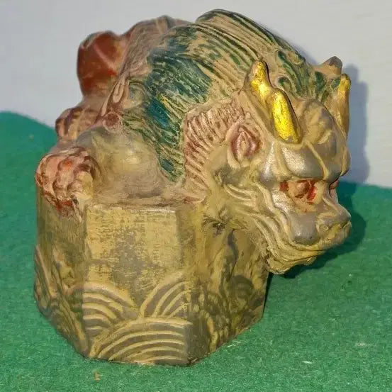 [BUNJANG] Dragon Sculpture Stone Material Antique / 용모양조각상  수석 돌 재질입니다당채물감