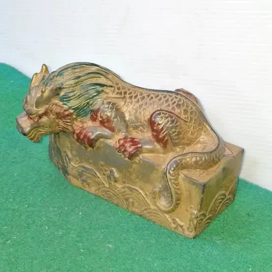 [BUNJANG] Dragon Sculpture Stone Material Antique / 용모양조각상  수석 돌 재질입니다당채물감
