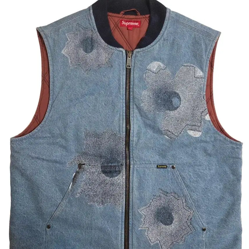 [BUNJANG] Supreme Nate Lowman Work Vest Denim / [L]슈프림 x 네이트 로우만 워크 베스트 데님