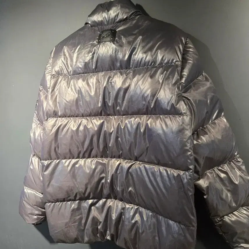 [BUNJANG] BOB Metallic Puffer Jacket / BOB 메탈릭 광택 푸퍼 패딩 점퍼