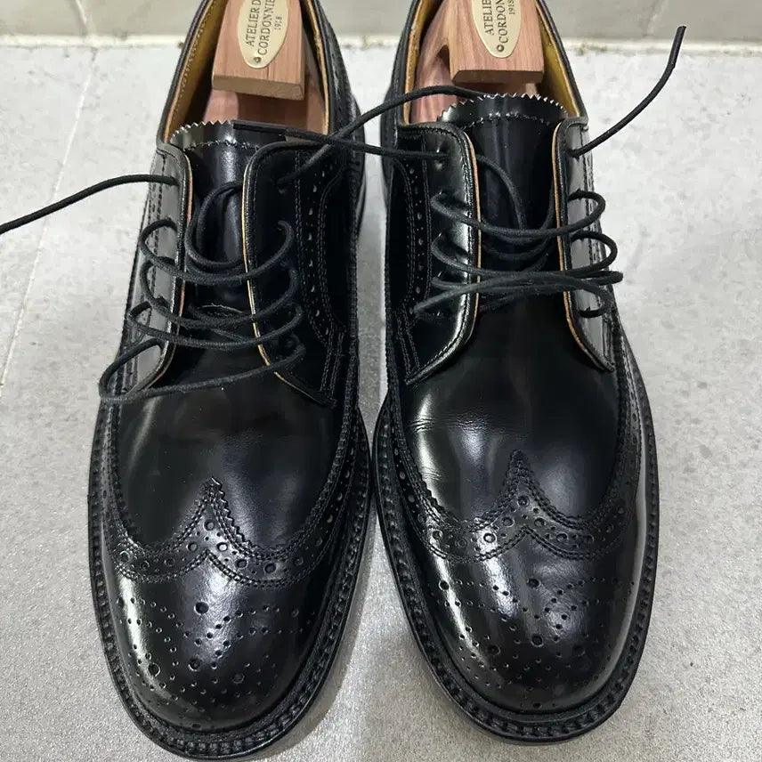 [BUNJANG] Regal Longwing Derby Shoes 2589N (Black) - Size 255 - Mint / 리갈 롱윙(윙팁) 더비 구두 2589N 255 거의 새제품