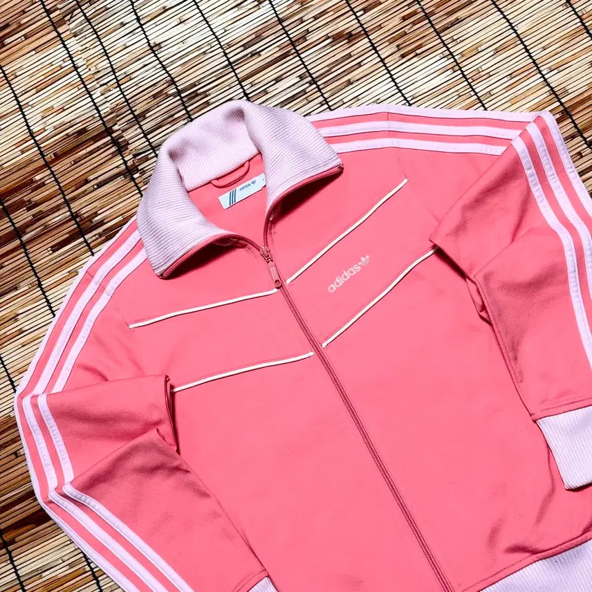 [BUNJANG] Adidas Beckenbauer Track Top - Strawberry Milk - L / 유일매물 아디다스 딸기우유 베켄바우어 트랙탑 져지 L