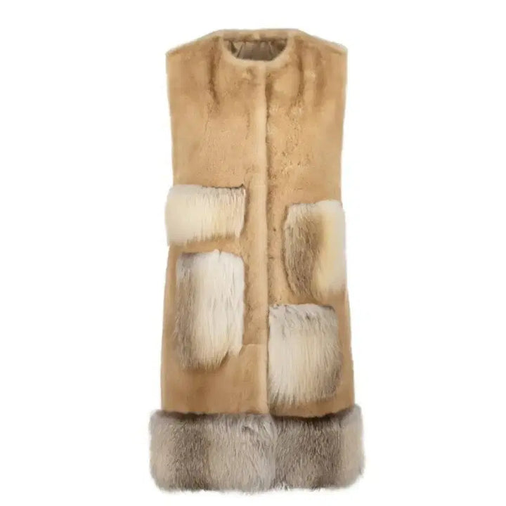 [BUNJANG] Dongwoo Fur Mink Vest / 동우 모피 밍크베스트