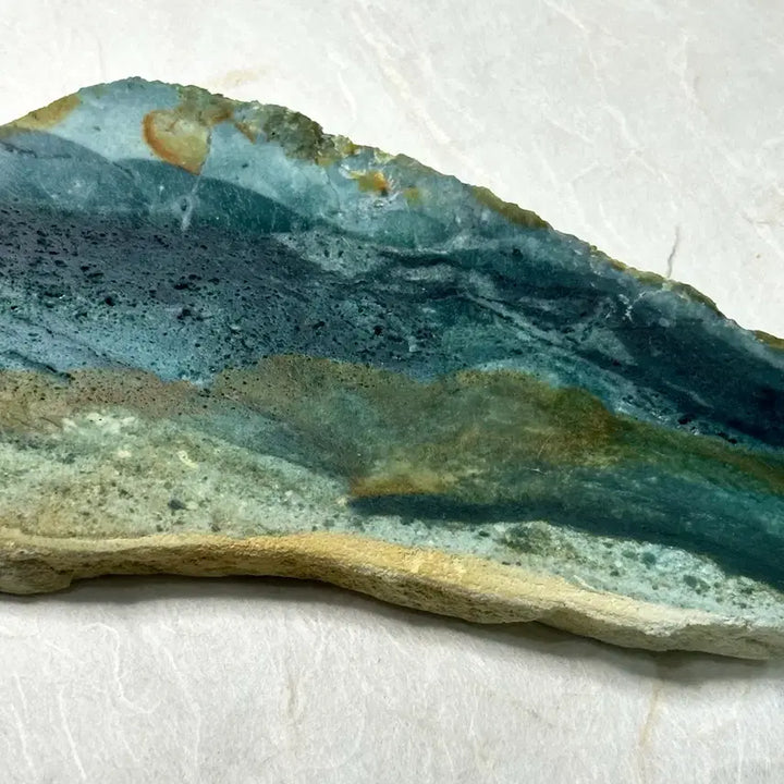 [BUNJANG] Jasper Ocean View Slice / 모래언덕 너머 바다가 보이는 벽옥 슬라이스