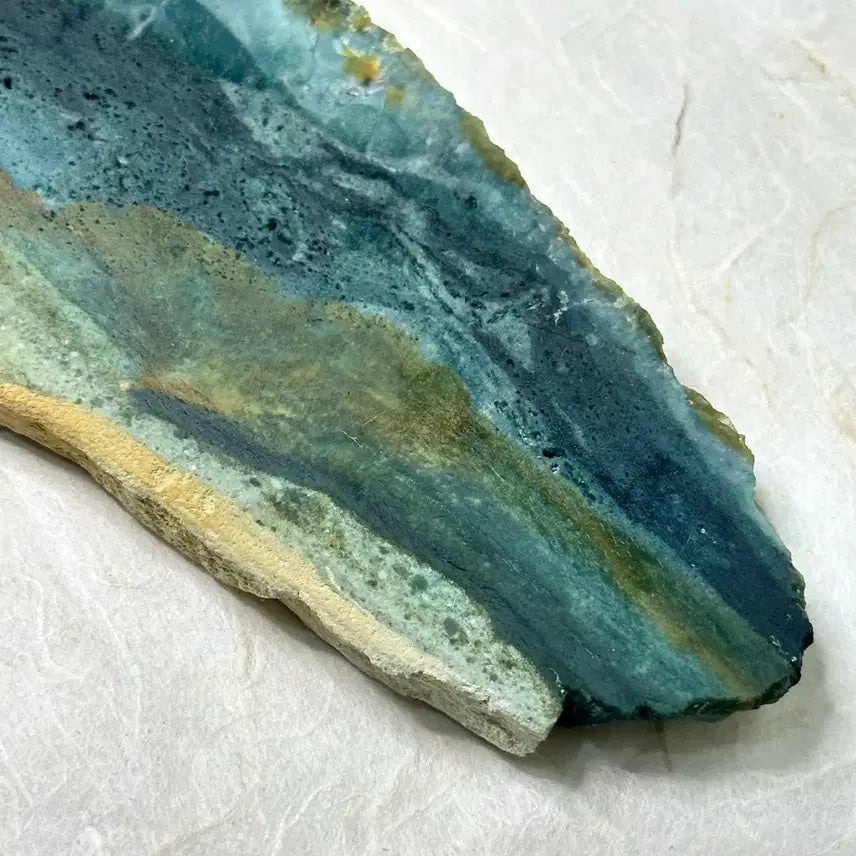 [BUNJANG] Jasper Ocean View Slice / 모래언덕 너머 바다가 보이는 벽옥 슬라이스