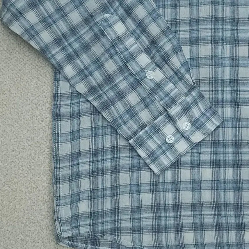 [BUNJANG] Mood Inside Men's Checkered Shirt / (M)무드인사이드 남자 체크 남방 긴팔 셔츠 봄여름 캐주얼 F4W2209