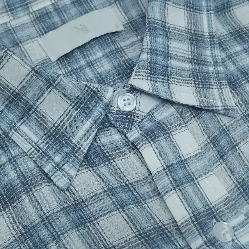 [BUNJANG] Mood Inside Men's Checkered Shirt / (M)무드인사이드 남자 체크 남방 긴팔 셔츠 봄여름 캐주얼 F4W2209