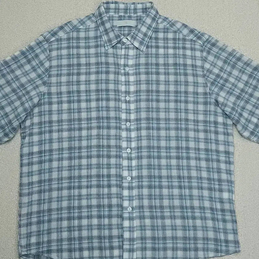 [BUNJANG] Mood Inside Men's Checkered Shirt / (M)무드인사이드 남자 체크 남방 긴팔 셔츠 봄여름 캐주얼 F4W2209
