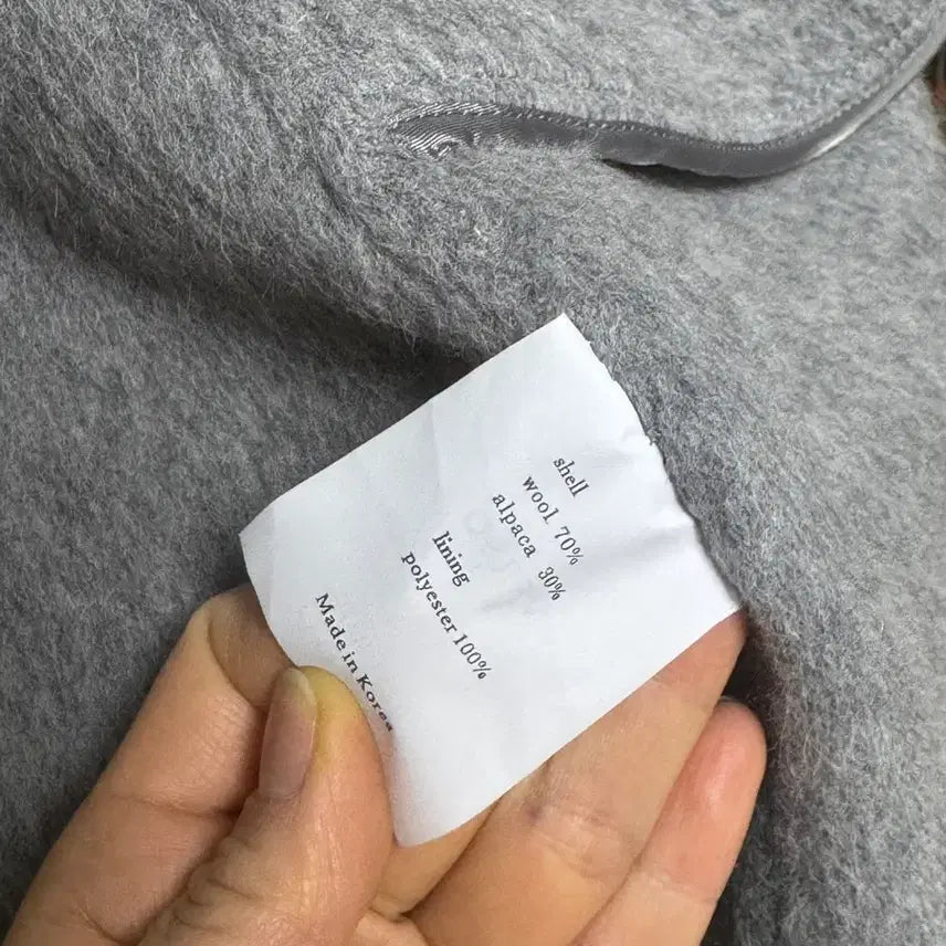 [BUNJANG] VERSO Alpaca Wool Long Coat / VERSO 베르소 알파카 울 롱코트