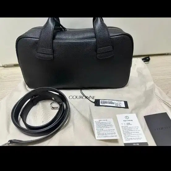 [BUNJANG] Couronne Boate Tote Bag / 쿠론 보아뜨 토트백 블랙