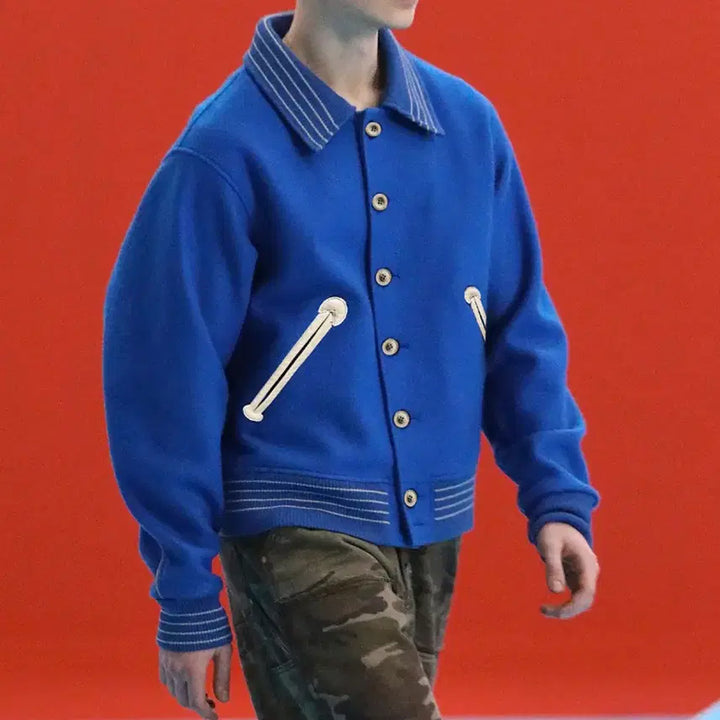 [BUNJANG] Andersson Bell SUUNY Varsity Cardigan Jacket / 앤더슨벨 SUUNY VARSITY CARDIGAN JACKET