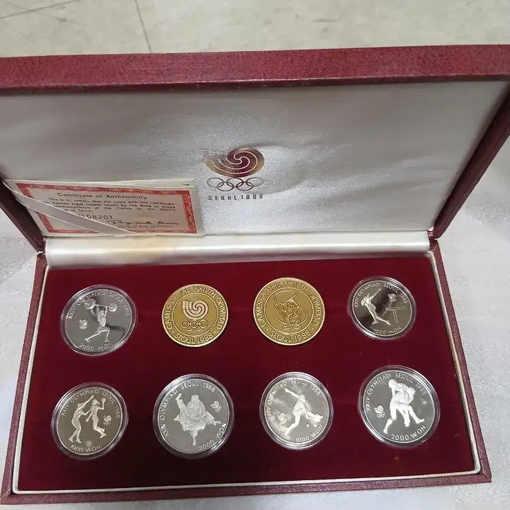 [BUNJANG] 88 Seoul Olympic Commemorative Coin Set / 88 서울 올림픽 기념주화 세트 수집품 주화