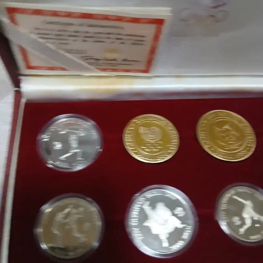 [BUNJANG] 88 Seoul Olympic Commemorative Coin Set / 88 서울 올림픽 기념주화 세트 수집품 주화