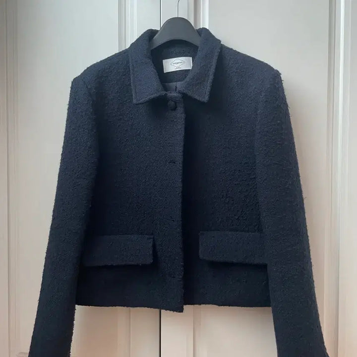 [BUNJANG] Bergamot Tweed Jacket Navy / 베르가못 트위트 자켓 네이비