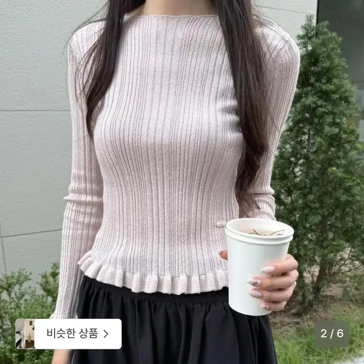 [BUNJANG] Tudomant Pink Boat Neck Knit Sweater / *택달린 새상품)튜드먼트 핑크 보트넥 니트