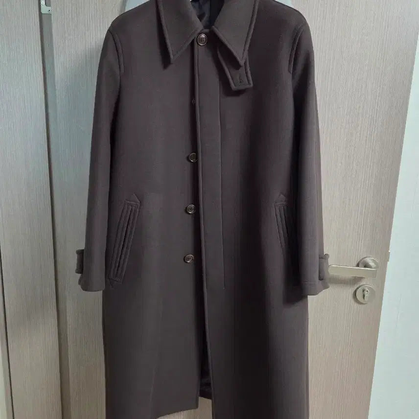 [BUNJANG] Cour MTR Balmacaan Coat Deep Brown S / 쿠어 MTR 발마칸 코트 딥브라운 S