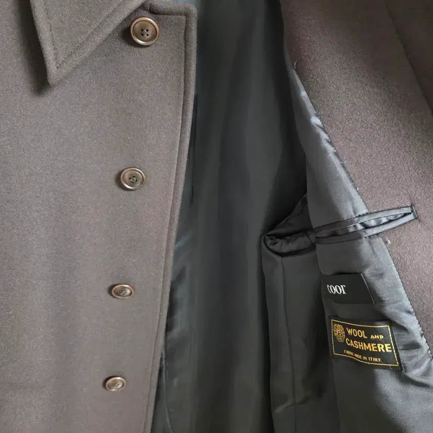 [BUNJANG] Cour MTR Balmacaan Coat Deep Brown S / 쿠어 MTR 발마칸 코트 딥브라운 S