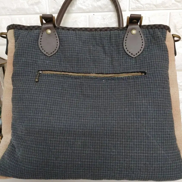 [BUNJANG] Handmade Flower Pot Big Bag / 퀼트 핸드메이드 꽃화분 빅백