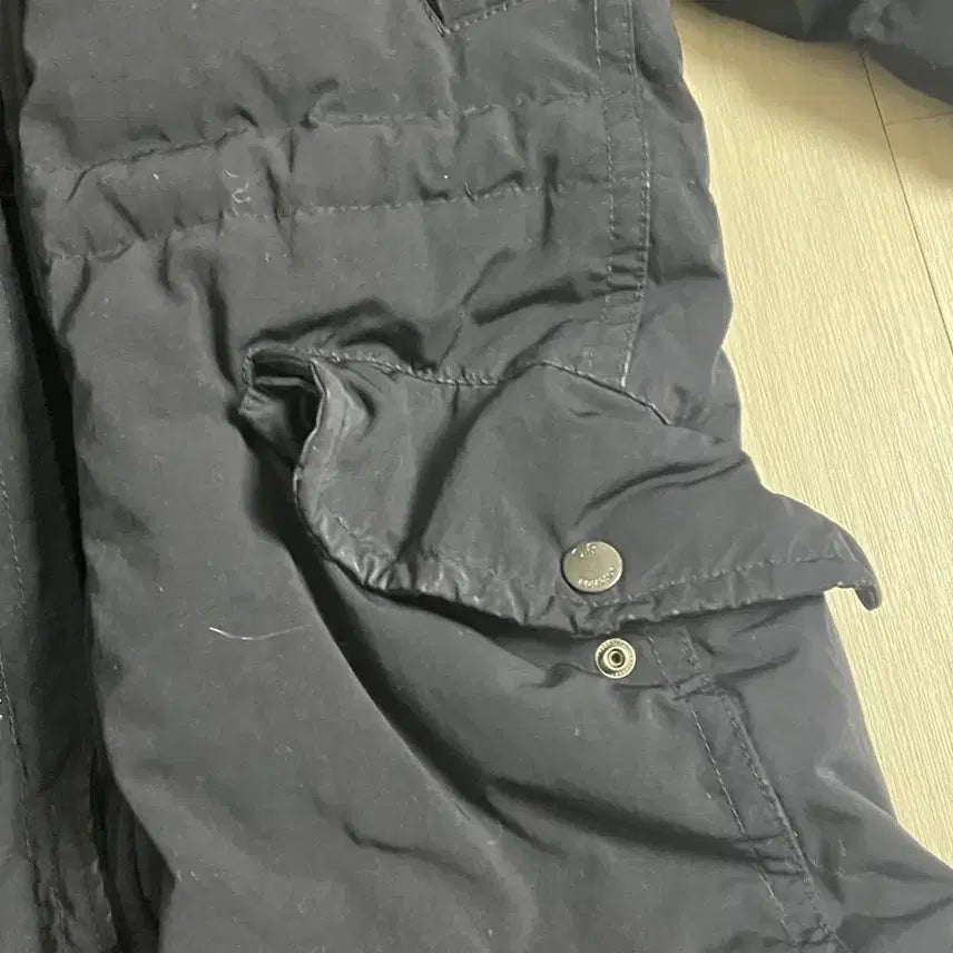 [BUNJANG] CP Company Goggle Padded Jacket Black / 씨피컴퍼니 고글 패딩 블랙