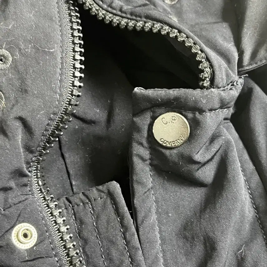 [BUNJANG] CP Company Goggle Padded Jacket Black / 씨피컴퍼니 고글 패딩 블랙