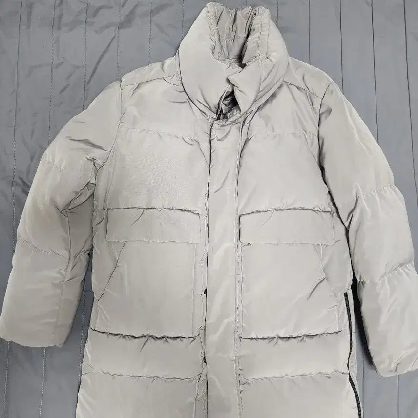 [BUNJANG] T.I For Men Gray Neck Padded Jumper / 티아이포맨 회색 넥 패딩 점퍼 M사이즈 100사이즈