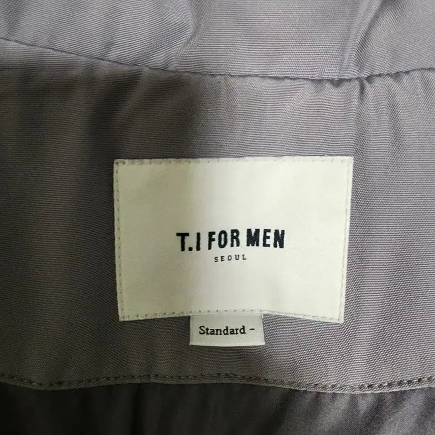 [BUNJANG] T.I For Men Gray Neck Padded Jumper / 티아이포맨 회색 넥 패딩 점퍼 M사이즈 100사이즈