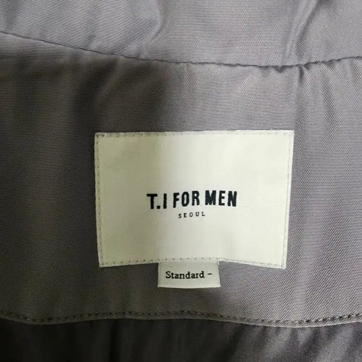 [BUNJANG] T.I For Men Gray Neck Padded Jumper / 티아이포맨 회색 넥 패딩 점퍼 M사이즈 100사이즈