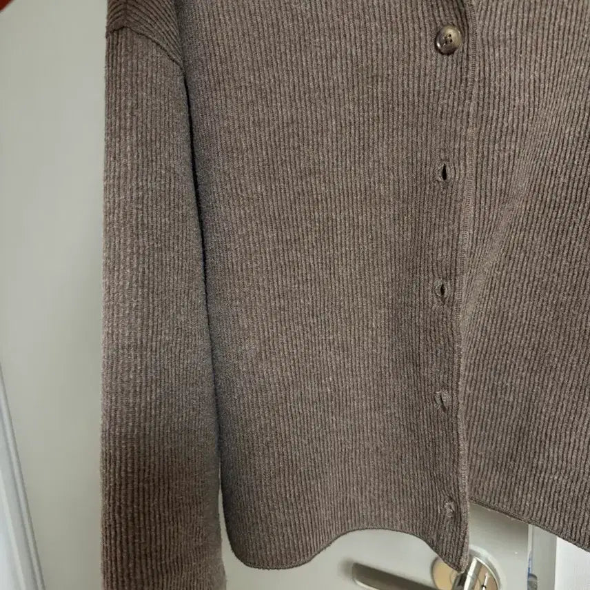 [BUNJANG] ZARA Brown Knit Cardigan M Size / 자라 브라운 니트 가디건 M사이즈입니다