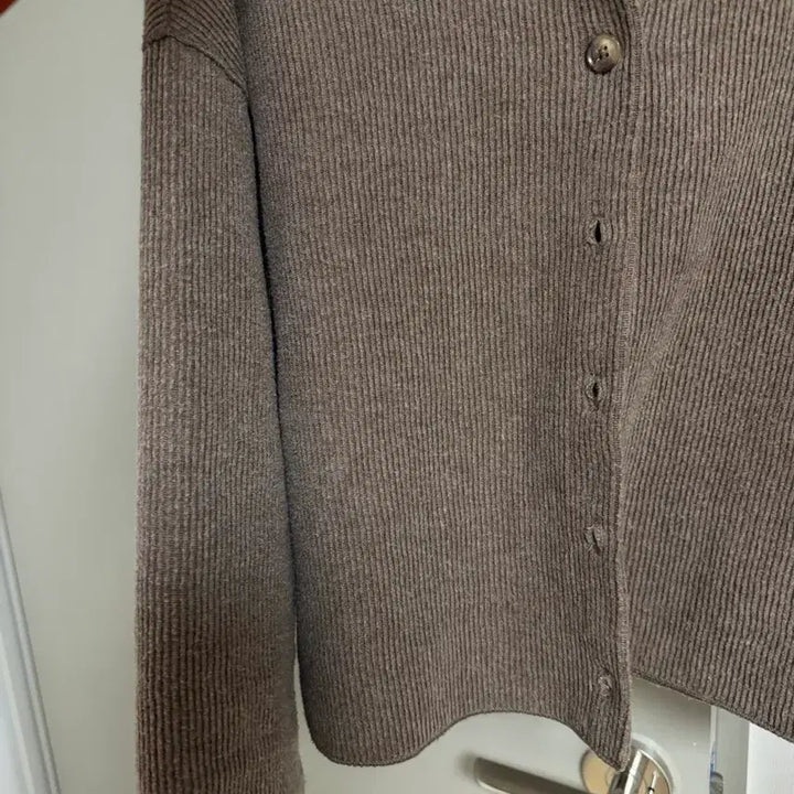 [BUNJANG] ZARA Brown Knit Cardigan M Size / 자라 브라운 니트 가디건 M사이즈입니다