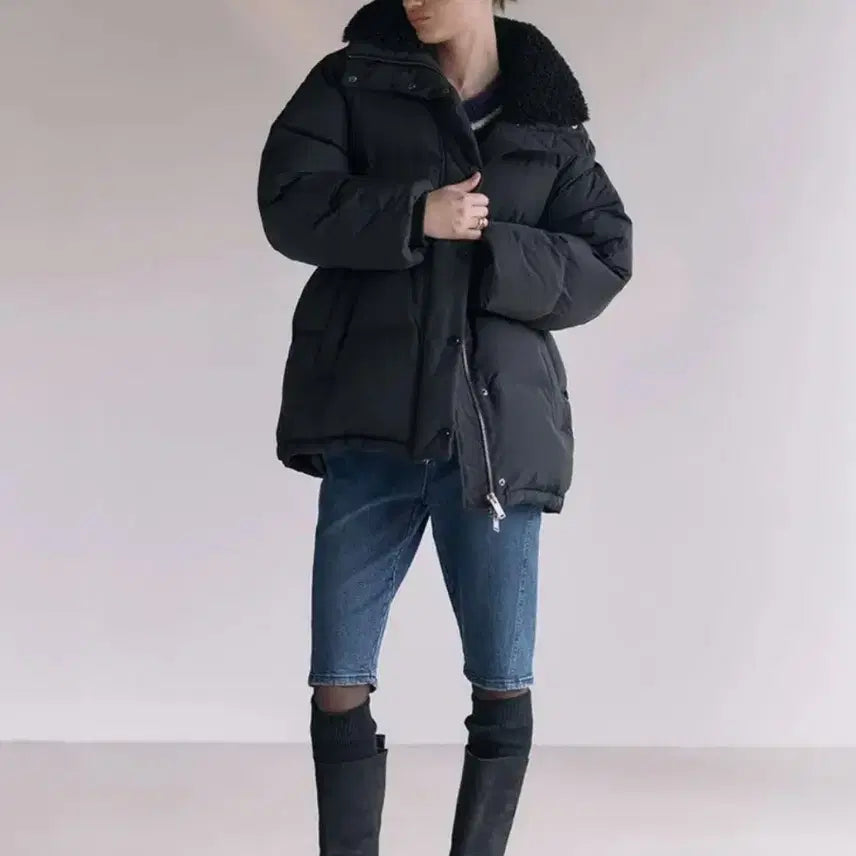 [BUNJANG] Le17th High Neck Down Jacket / 루에브르 하이넥 다운 점퍼