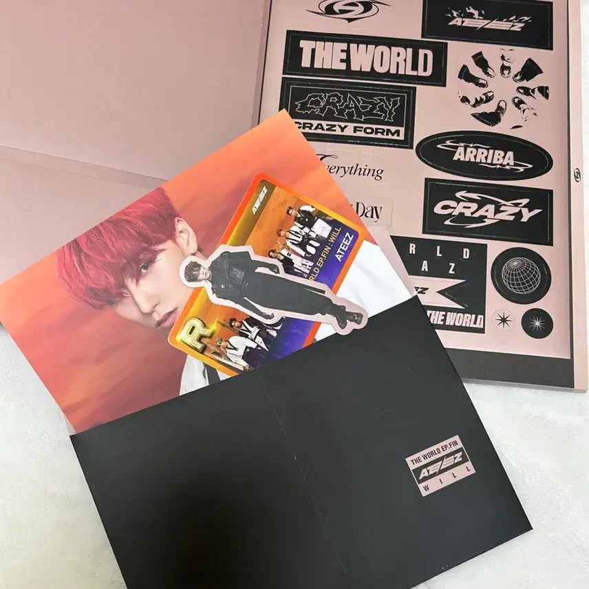 에이티즈 더월드앨범 일괄 판매 (엽서 산,여상)