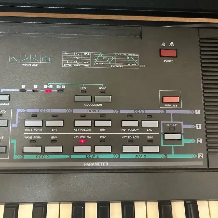 [BUNJANG] Casio CZ-2000S Digital Synthesizer with Hard Case / 카시오 CZ-2000S 디지털 신디사이저 케이스 포함