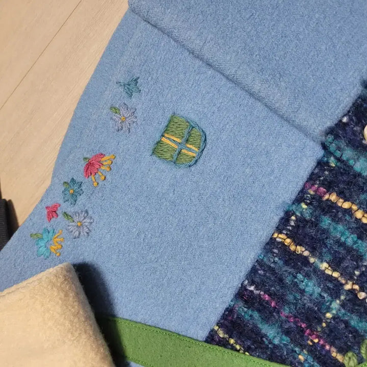 [BUNJANG] ID Look Porta Nuova Ivory Color Block Coat / 아이디룩 PORTA NUOVA 아이보리 배색 디자인 코트